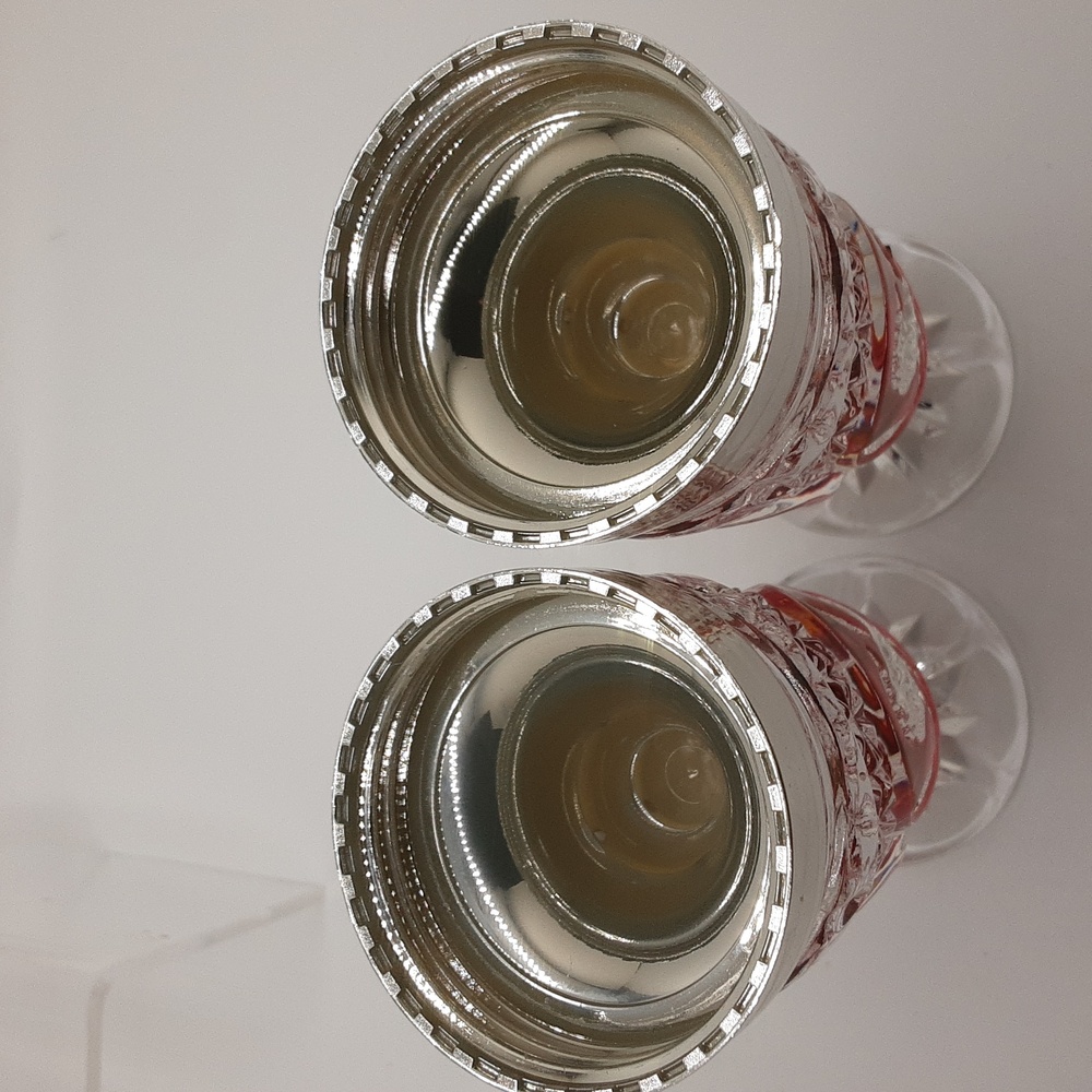 Vintage Hofbauer Byrdes Crystal Salt and Pepper Shaker Set - Picture 10 of 16